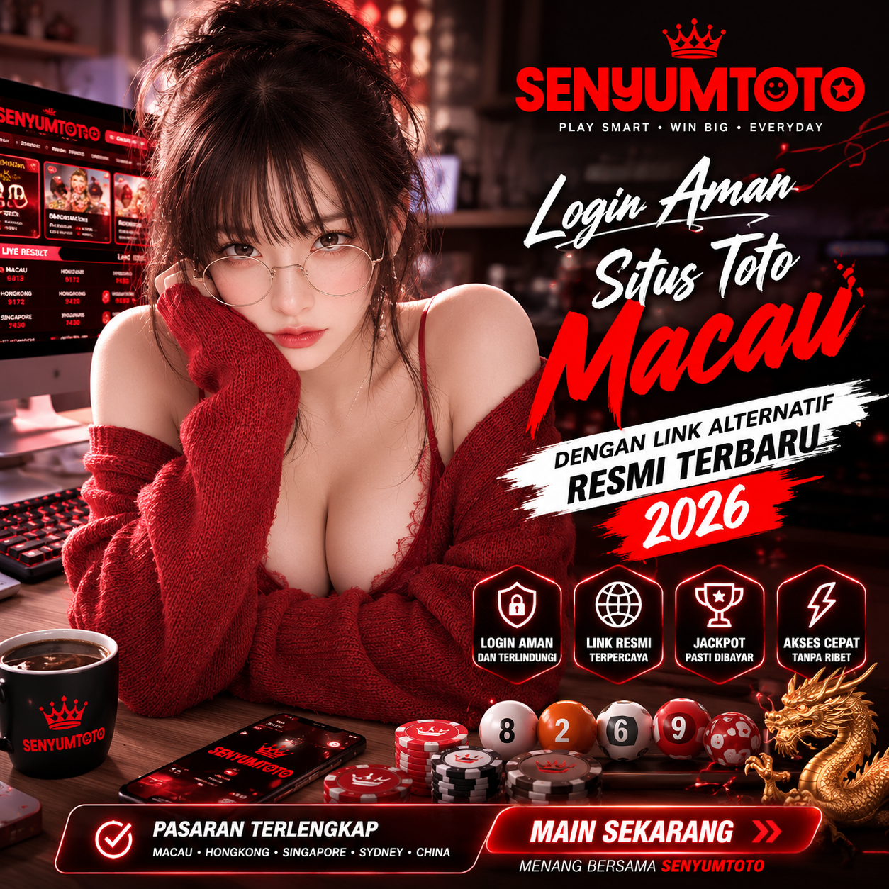 SENYUMTOTO | Login Aman Situs Toto Macau dengan Link Alternatif Resmi Terbaru 2026